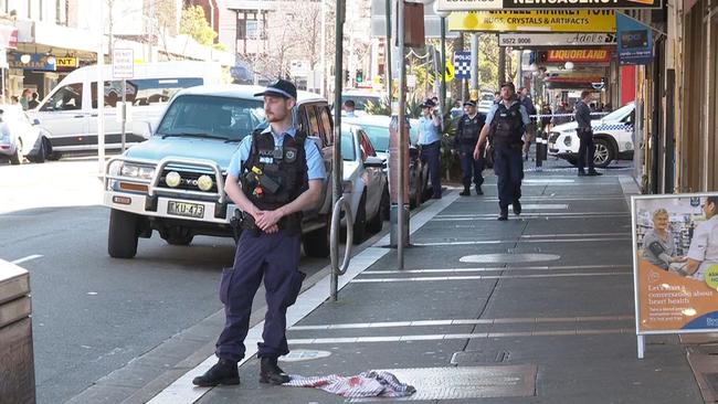 Two men were injured in a shooting at Marrickville, Sydney. Picture: TNV