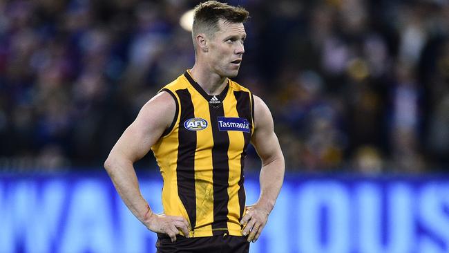 Sam Mitchell after the Hawks’ semi-final loss to the Western Bulldogs.