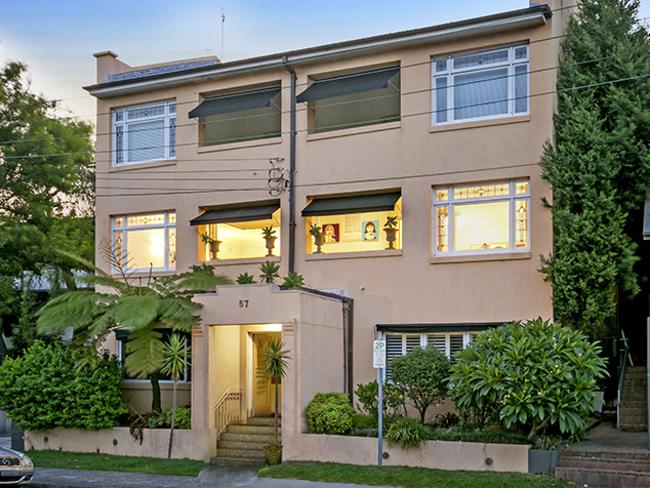 The second floor apartments were initially two properties combined by the Hodges into one spacious home.