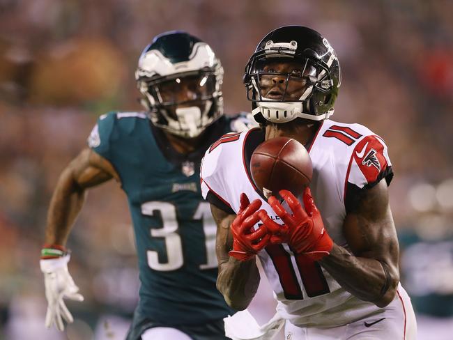 Julio Jones was an absolute beast, putting up 169 yards. Picture: Getty