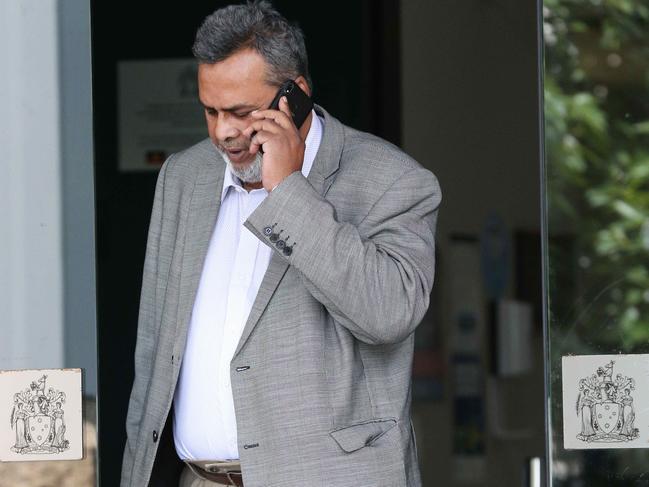 COURT WALK Geelong Courts Dr Shaiful Milky leaves Court (reporter has identified )Picture:  Mark Wilson