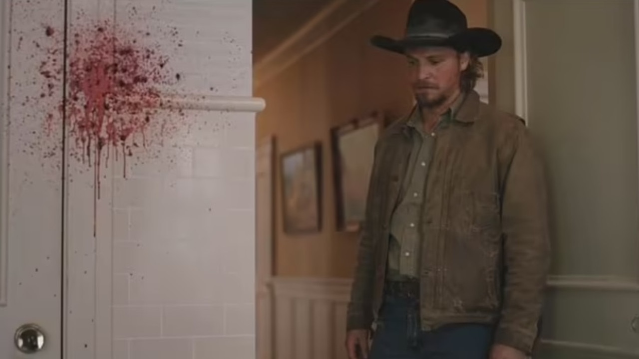 Costner's character was brutally killed off in the opening minutes of the show's latest episode. Picture: Supplied