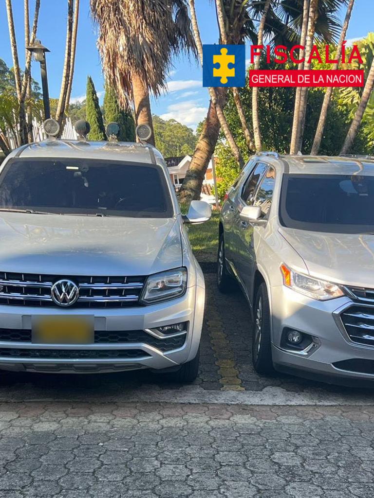 Some of the cars seized by police. Picture: Supplied / WA Police and AFP