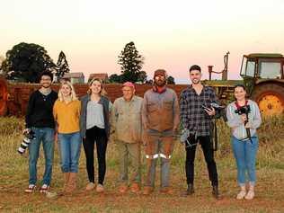 DOCUMENTARY: A group of young film makers travelled to the South Burnett on August 11 and 12 to start a project about KCCG and those potentially disrupted by the coal rail line. Picture: Contributed