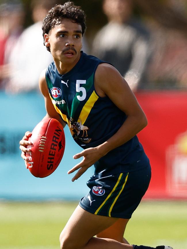 Champion playing for the AFL Academy.