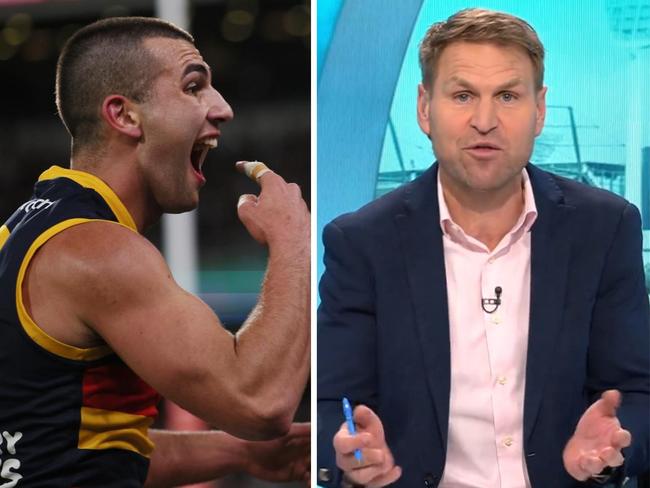 Kane Cornes has slammed Josh Rachele. Photo: Getty Images and Channel 9