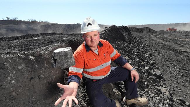 New Acland coalmine wash plant manger Andy Scouller is worried about the 150 redundancies likely to happen at the mine. Picture: Annette Dew