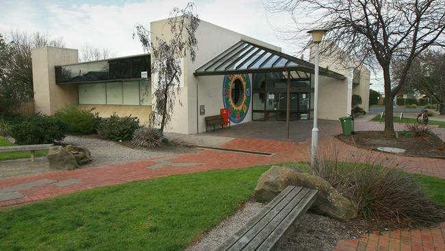 An intellectually disabled man was attacked outside Geelong’s Belmont Library.