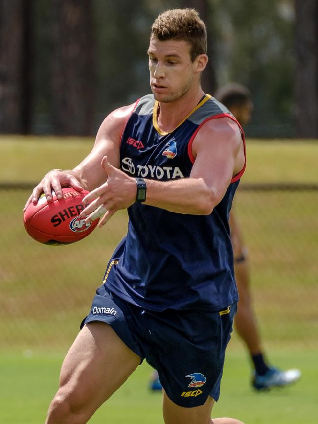 Eddie Betts expects forward Josh Jenkins to return to his best. Picture: Adelaide Football Club.