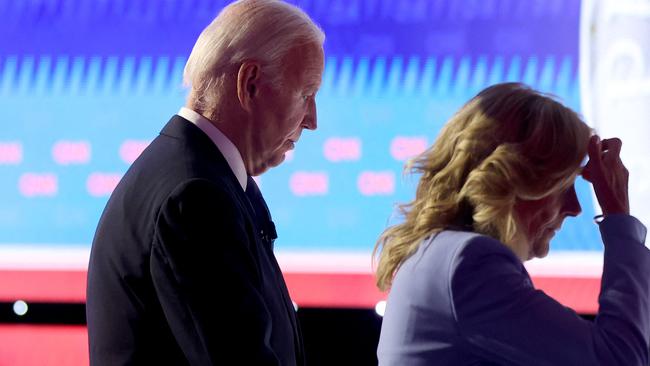Mr Biden says he ‘nearly fell asleep’. Picture: Justin Sullivan/Getty Images/AFP