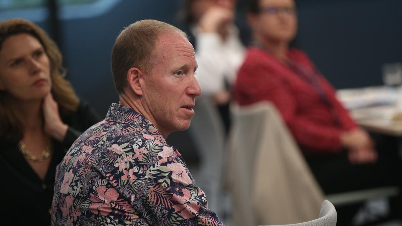 Barwon Water managing director Shaun Cumming at the recent Future Geelong workshop. Picture: Alan Barber.