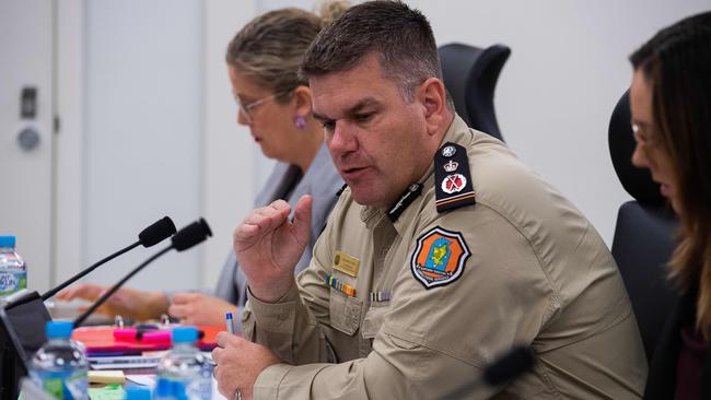 Corrections Commissioner Matthew Varley told coroner Elisabeth Armitage on Thursday that the Territory’s prison population had tripled in two decades, from an average prison count of 750 to 2200 Territorians locked up each night in 2023. Picture: Pema Tamang Pakhrin