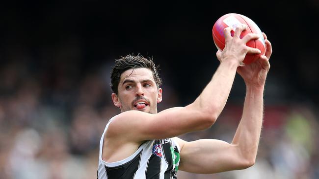 Collingwood captain Scott Pendlebury s versatile and worthy of a Brownlow Medal. Picture: Michael Klein