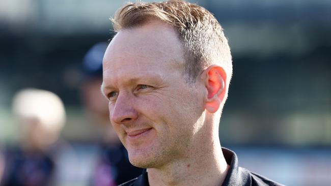 The Blues gave new coach Mathew Buck a winning start. Picture: Michael Willson/AFL Photos via Getty Images.