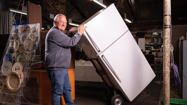 Hoff’s Furniture Market owner Greg Hoff ahead of his store’s closure. Picture: Tim Joy