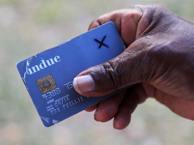 A cashless welfare card used in the small town of Wyndham, Western Australia