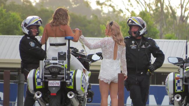 Revellers enjoying Melbourne Cup at the Gold Coast Turf Club.