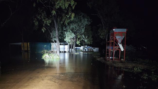 Photos of flooding in the Central Highlands. Photo: Mike Bryant