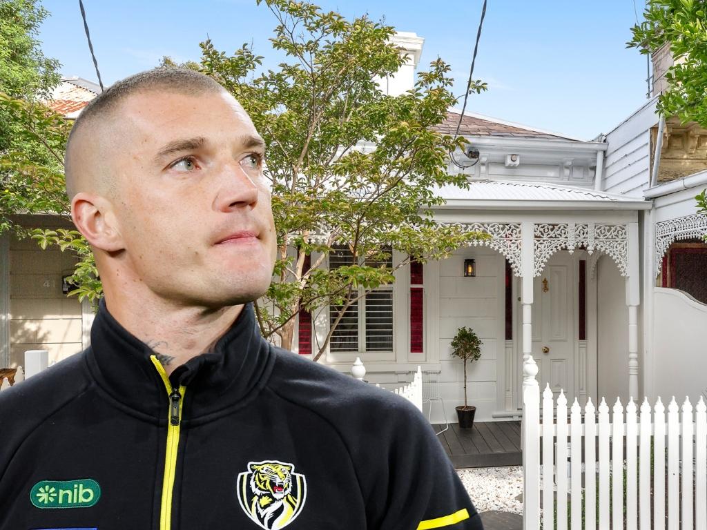 Dustin Martin is putting his Albert Park property under the hammer this weekend.