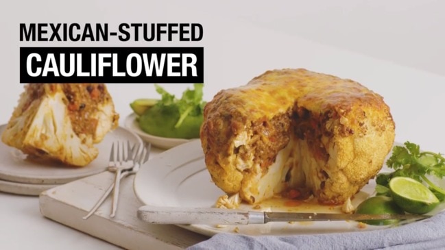 Mexican stuffed cauliflower