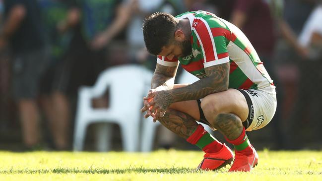 A shattered Adam Reynolds after the loss. (AAP Image/Brendon Thorne) 