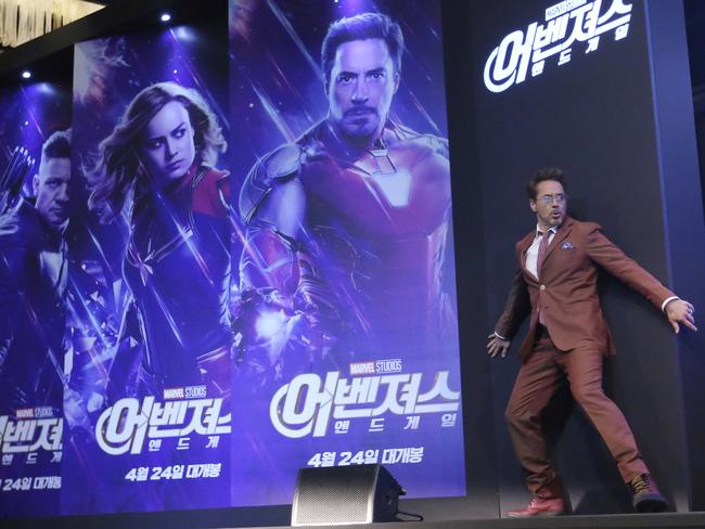 Robert Downey Jr during press conference to promote <i>Avengers: Endgame. </i>Picture: AP