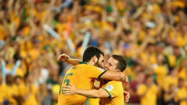 Mile Jedinak and Matt McKay.