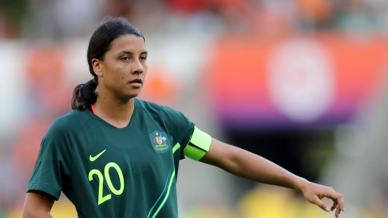 Sam Kerr. (Photo by Christof Koepsel/Getty Images)