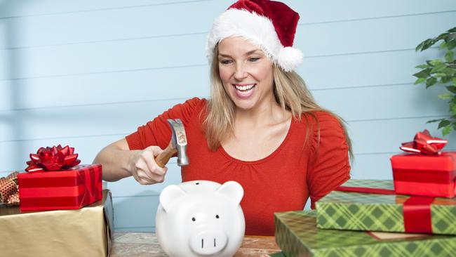 Raiding the piggy bank for Christmas parties may be dangerous. Picture: iStock