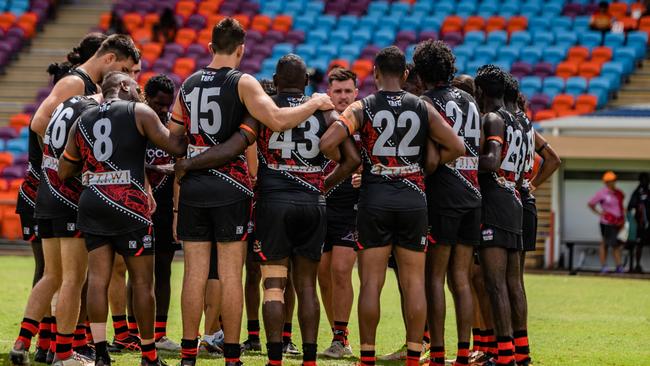 Tiwi Bombers forfeit their match against Waratah in Round 14. Picture: Patch Clapp / AFLNT Media