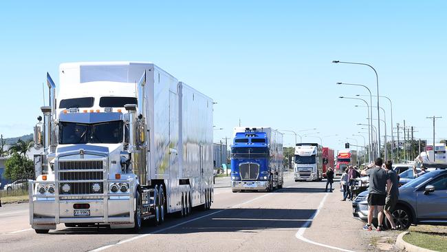 The Transporter Parade in Townsville. Picture: Shae Beplate.