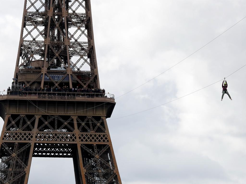 Eiffel Tower zip line is now open in Paris | escape.com.au