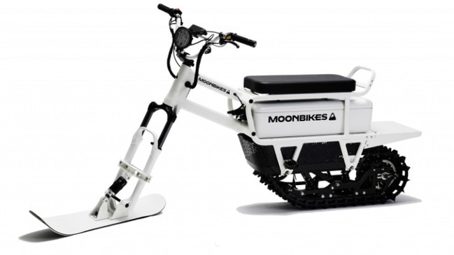 Moonbike is an e-bike designed for snow