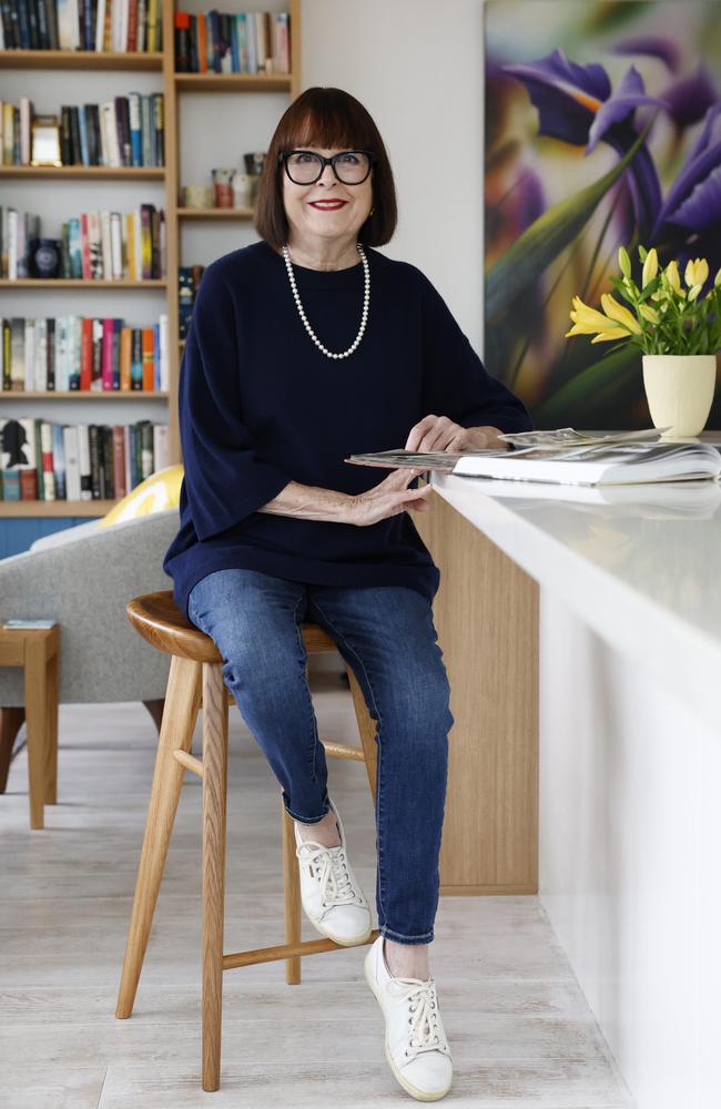Pictured at her home in Lane Cove is Beatles fan Barbara Holdsworth reminiscing about The Beatles visit to Sydney which happened 60 years ago. She was 15 at the time. Picture: Richard Dobson