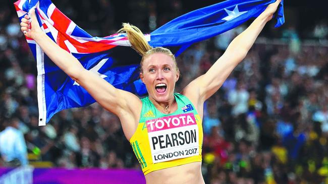 Sally Pearson is set to be a star in next year’s Commonwealth Games. Photo by Patrick Smith/Getty Images