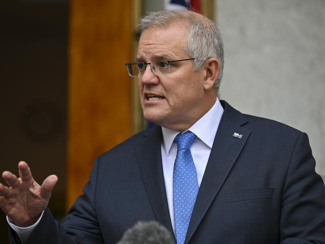 Mr Morrison insists Ms Banks was given support after a bruising leadership spill in 2018. Picture: Martin Ollman / NCA NewsWire