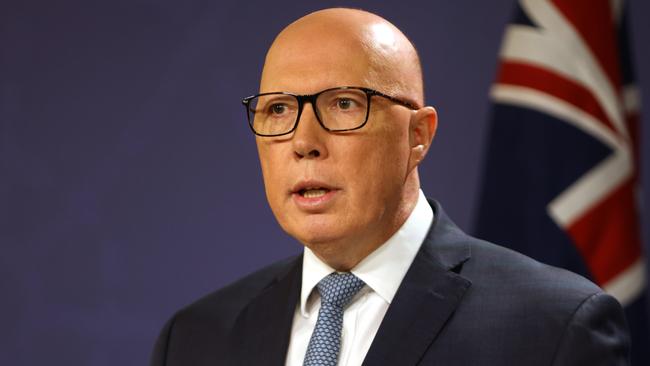 Opposition Leader Peter Dutton. Picture: NewsWire/Damian Shaw