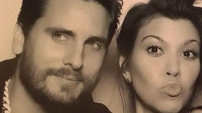 Despite having had a rocky relationship Kourtney Kardashian and Scott Disick are remaining friends for their three children. Picture: Instagram