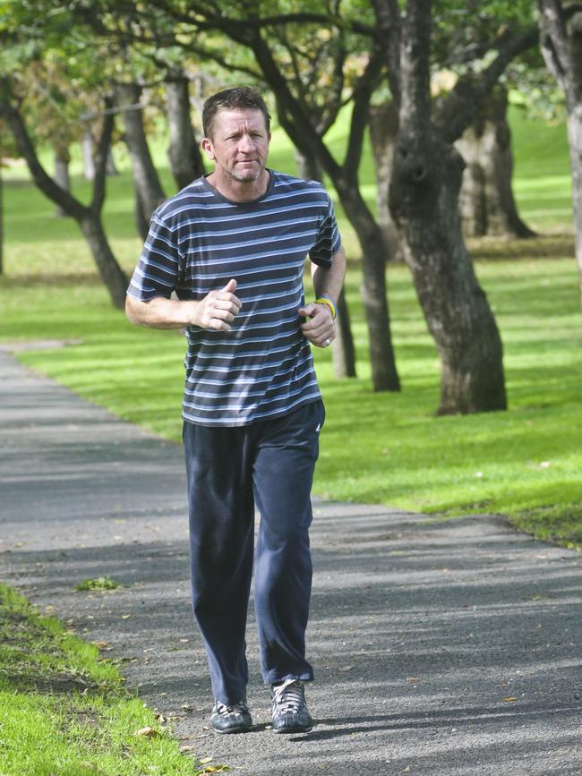 McDermott is in training for the New York marathon in November.