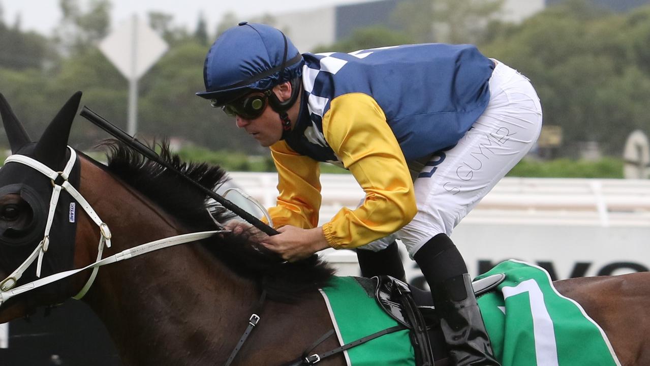 Shaun Guymer rides Our Baez for trainer Pat Murphy. Picture: Grant Guy