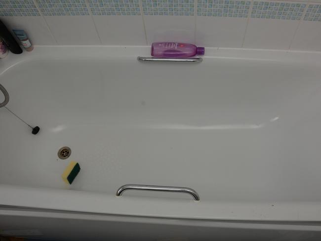 The bath at Nathan Matthews and Shauna Hoare’s home. Picture: Avon and Somerset Police