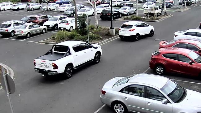 It is believed the man was a passenger in a late model White Toyota HiLux. Picture: supplied