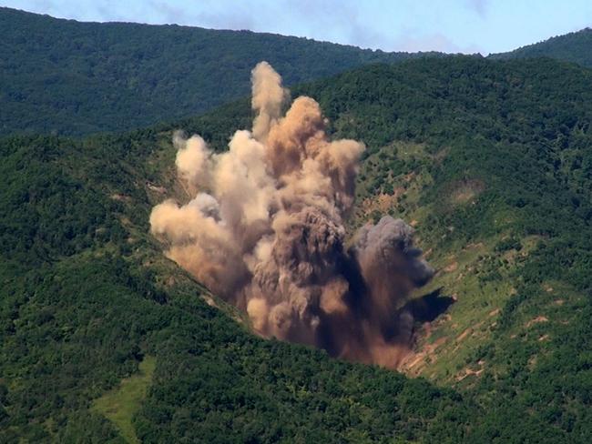 South Korea quickly hit back with a missile test of its own. Picture: South Korean Defense Ministry via Getty Images