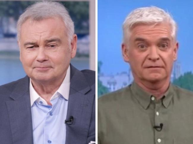 Phillip Schofield and Eamonn Holmes on This Morning. Picture: ITV.