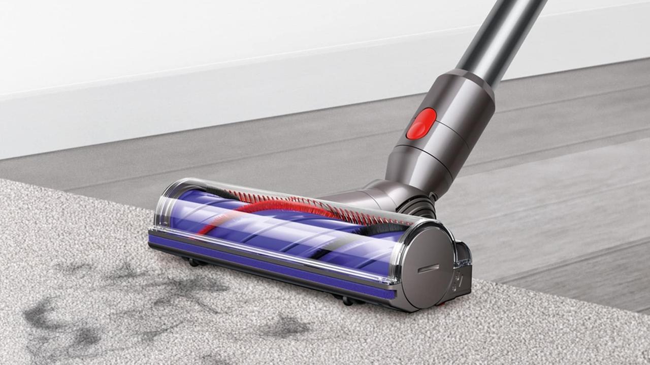 The Dyson V8 stick vacuum comes highly recommended. Picture: Dyson.