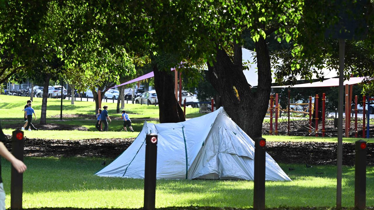 The Lord Mayor will order the removal of homeless camps in city parks. Pic: Lyndon Mechielsen