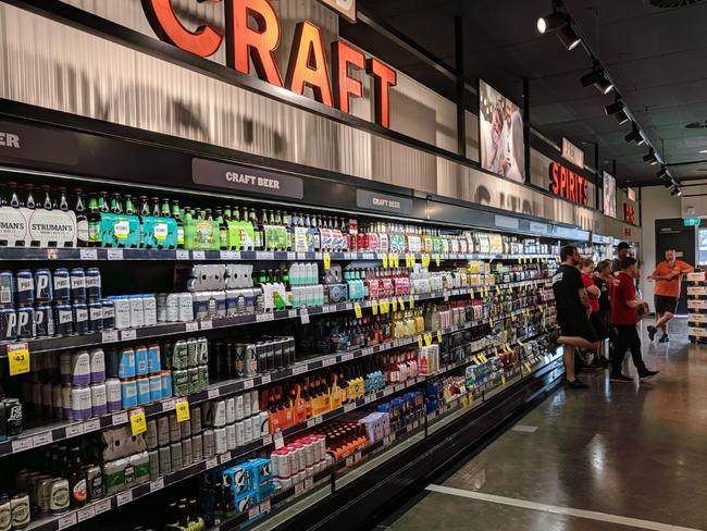 Redevelopments at the Nightcliff BWS cost $225,000, 70 per cent of which went into local contractors. Three more stores will receive a makeover before the end of February. Picture: Supplied