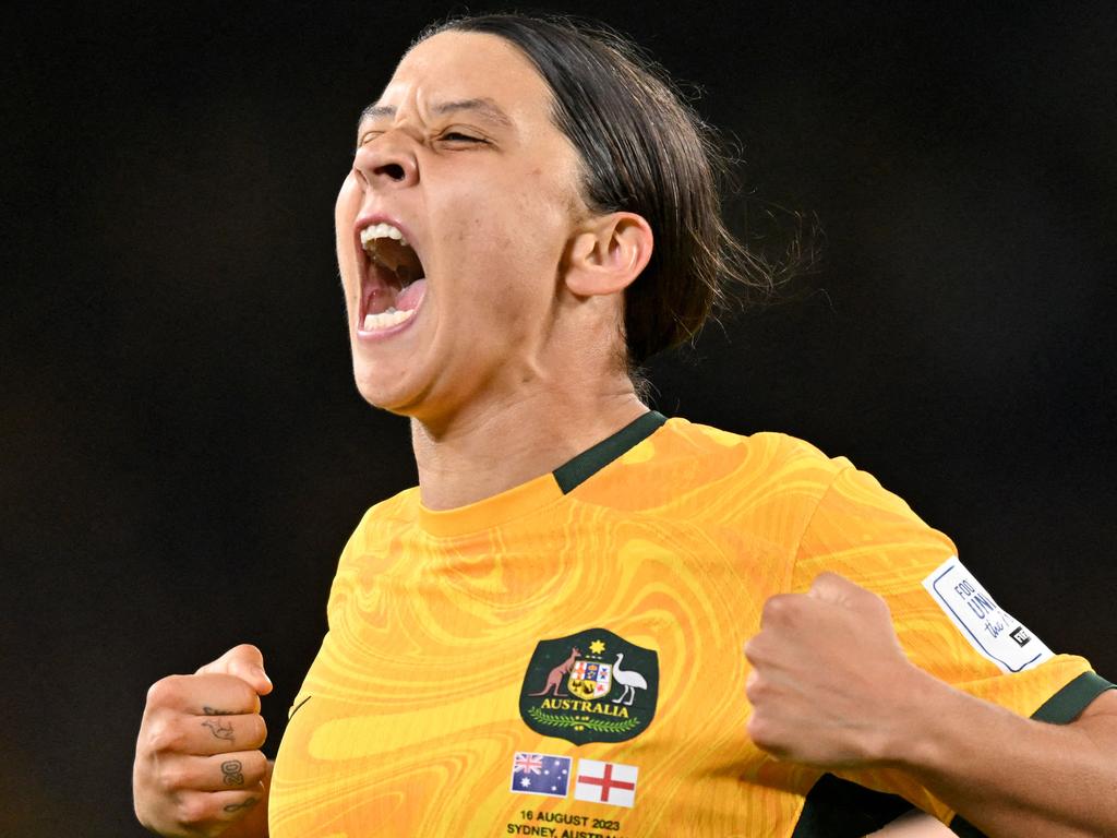 Sam Kerr missed the entire year through injury. Picture: Izhar Khan/AFP