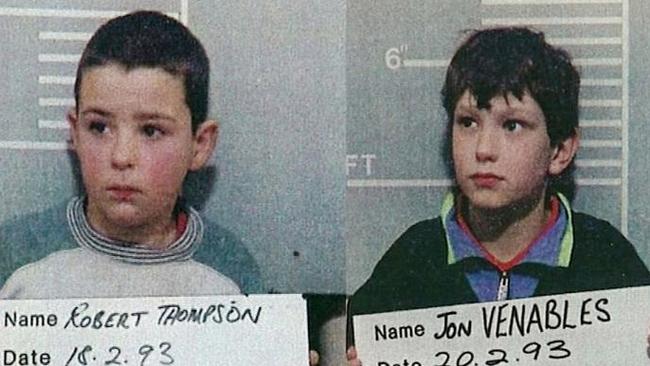 Robert Thompson and Jon Venables were convicted of the murder of 2-year-old James Bulger in 1993.