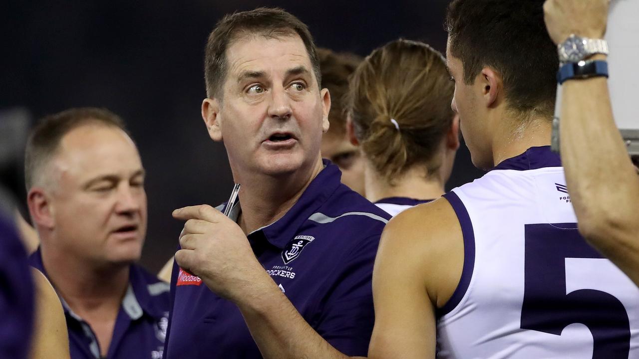 Could Carlton lure Ross Lyon to replace Brendon Bolton? (AAP Image/Mark Dadswell)